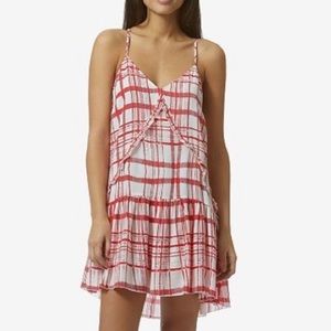 Avec Les Filles Summer Dress Plaid XS